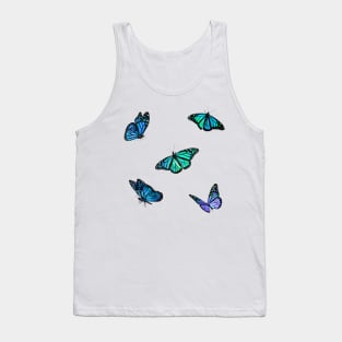 Northern Lights Butterflies Sticker Pack Tank Top